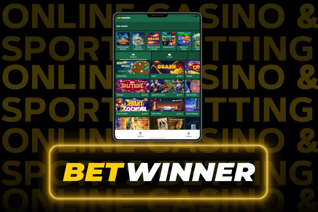 Betwinner tablet